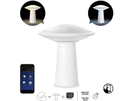 Candeeiro inteligente de Mesa PHILIPS HUE Phoenix (Luz branca fria a quente)