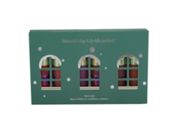 Laxiscreed Pack De 6 Gloss Labial Fosco De Longa Duração, Batom Líquido Não Pegajoso, Presente De Natal