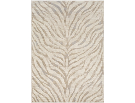 Tapete - Sala e Quarto - Zebra Resumo - ARTEMIS - 200x274cm - Cinza claro e Bege