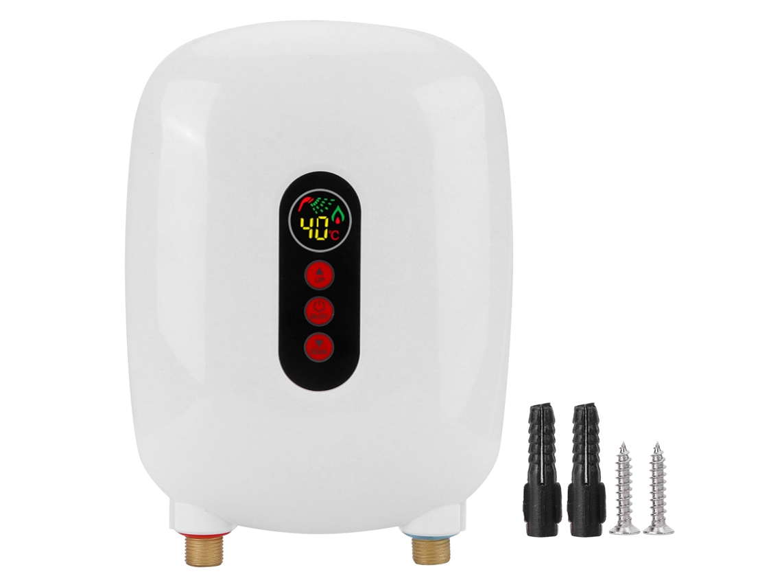 Aquecedor De Água Elétrico Laxiscreed Com Tela Tática Lcd E Aquecimento Rápido
