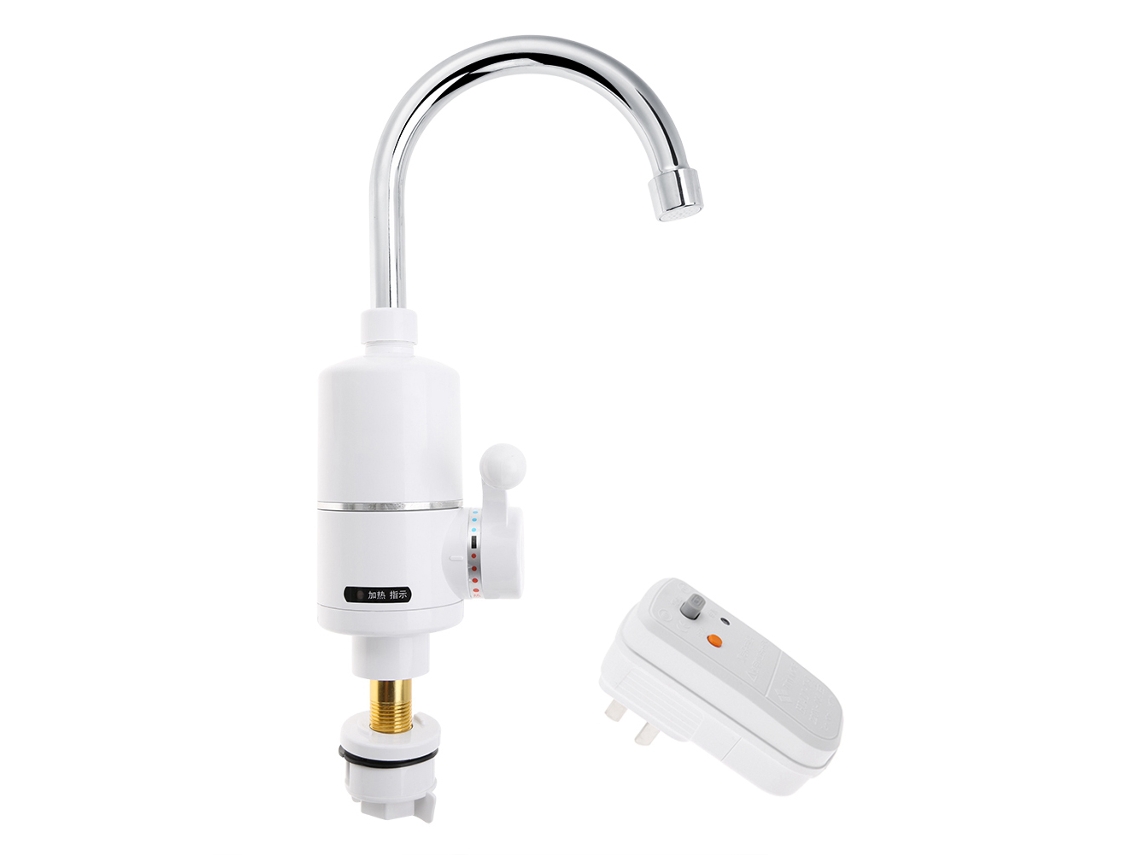 Torneira Elétrica Laxiscreed De Água Quente Instantânea 2000w Com Sistema De Proteção E Adaptador