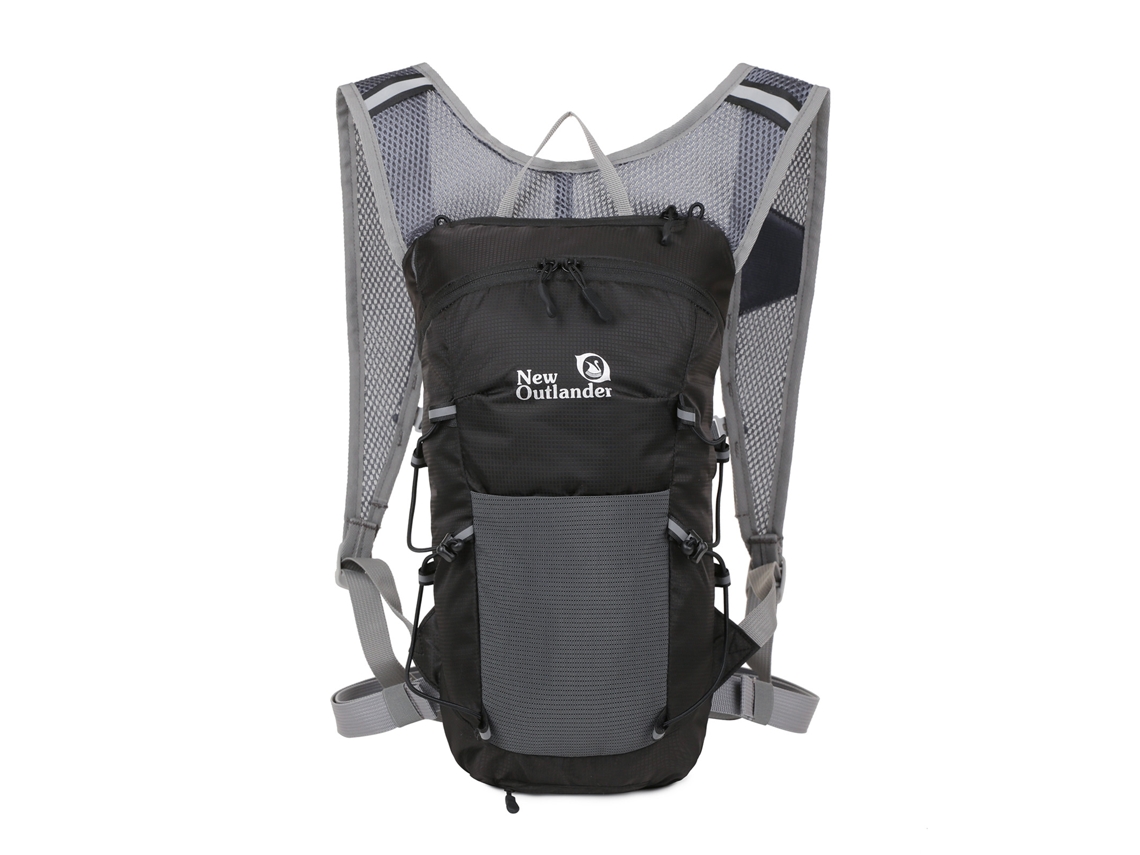 Mochila de água impermeável para caminhada e corrida com design reflexivo, 2L S/MARCA