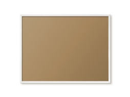 Quadro magnético para luminária de parede, cor menta, para quarto, Espelharte (80x60 cm)