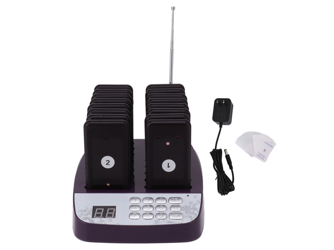 Buzzers Sem Fio LAXISCREED 200m Restaurante Hotel