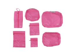 7 Peças Sacolas de Embalagem para Bagagem Poliéster | S/MARCA