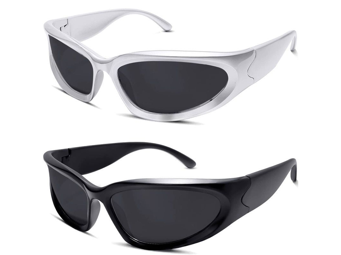 2026-óculos De Sol Y2k Polarizados Uv400 Estilo Futurista Ovaladas Anti-glare Lentes Hd