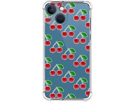 Capa iPhone 13 Mini (5.4) TUMUNDOSMARTPHONE Cerejas Desenhos Multicor