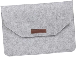 Capa Protetora Para Laptop, Bolsa De Feltro Para Laptop, À Prova De Choque, Antiderrapante, Compatível Com Tablets E Notebooks, Cinza. Gokoco