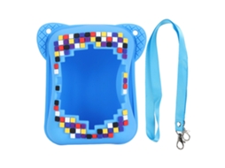 Aetheria capa de Silicone com Cordão para Brinquedo Interativo Bitzee Pet Digital Resistente a Arranhões Azul