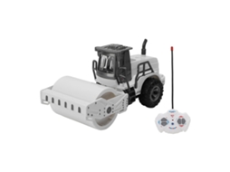 Rolo Compactador Controle Remoto 4ch Veículo Engenharia Brinquedo Para Meninos Interior Exterior