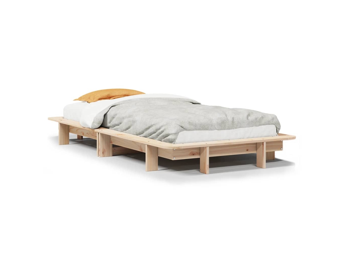 Cama Sem Colchão 90x200 Cm Madeira de Pinho Maciça MAISON EXCLUSIVE