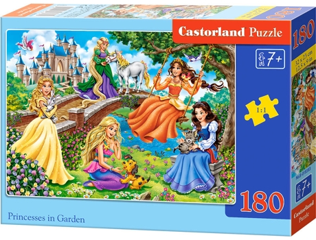 Puzzle  Princesses in Garden (180 Peças)