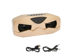 Caixa de Som Bluetooth Sem Fio EOOCOO (tela Led, Subwoofer)