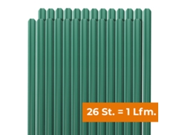 Quest Kit De Lamelas De Vedação 50-60 Mm, 26 Peças, Verde, 150 Cm