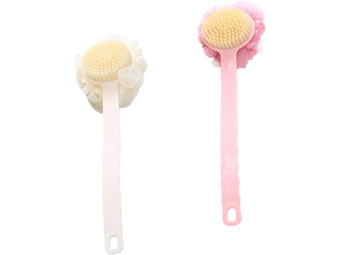 Conjunto De Escovas Esfoliantes Com Cabos Macios E Resistentes Para Limpeza Corporal Acessórios Banho