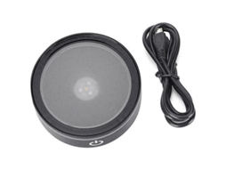 Base de Luz Led com Interruptor Toque Sensível, Suporte Redondo e Colorido para Porta, Retratos de Cristal Gravados a Laser em 3d BRILVIBERA