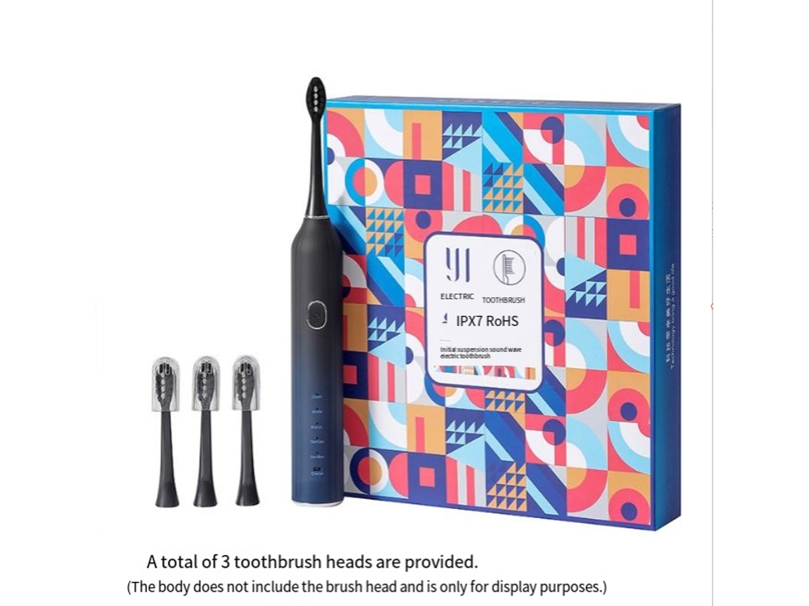 Escova De Dentes Elétrica Sônica Para Adultos, 5 Modos De Limpeza, Motor Flutuante, Escova De Dentes Elétrica Com Cores Em Degradê Mr