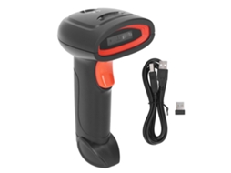 Scanner de Código de Barras 1D Sem Fio 2.4g com Buzzer S/MARCA