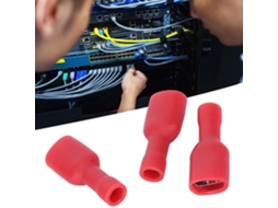 Kit De Conectores De Fio Fêmea Totalmente Isolados Laxiscreed Com 1000 Peças Para Instalação Elétrica