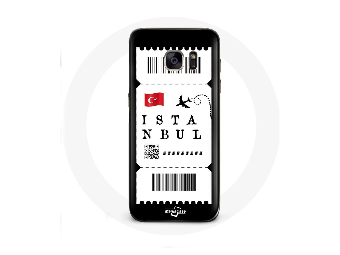 Capa para Samsung Galaxy S6 bilhete de avião Istambul Turquie