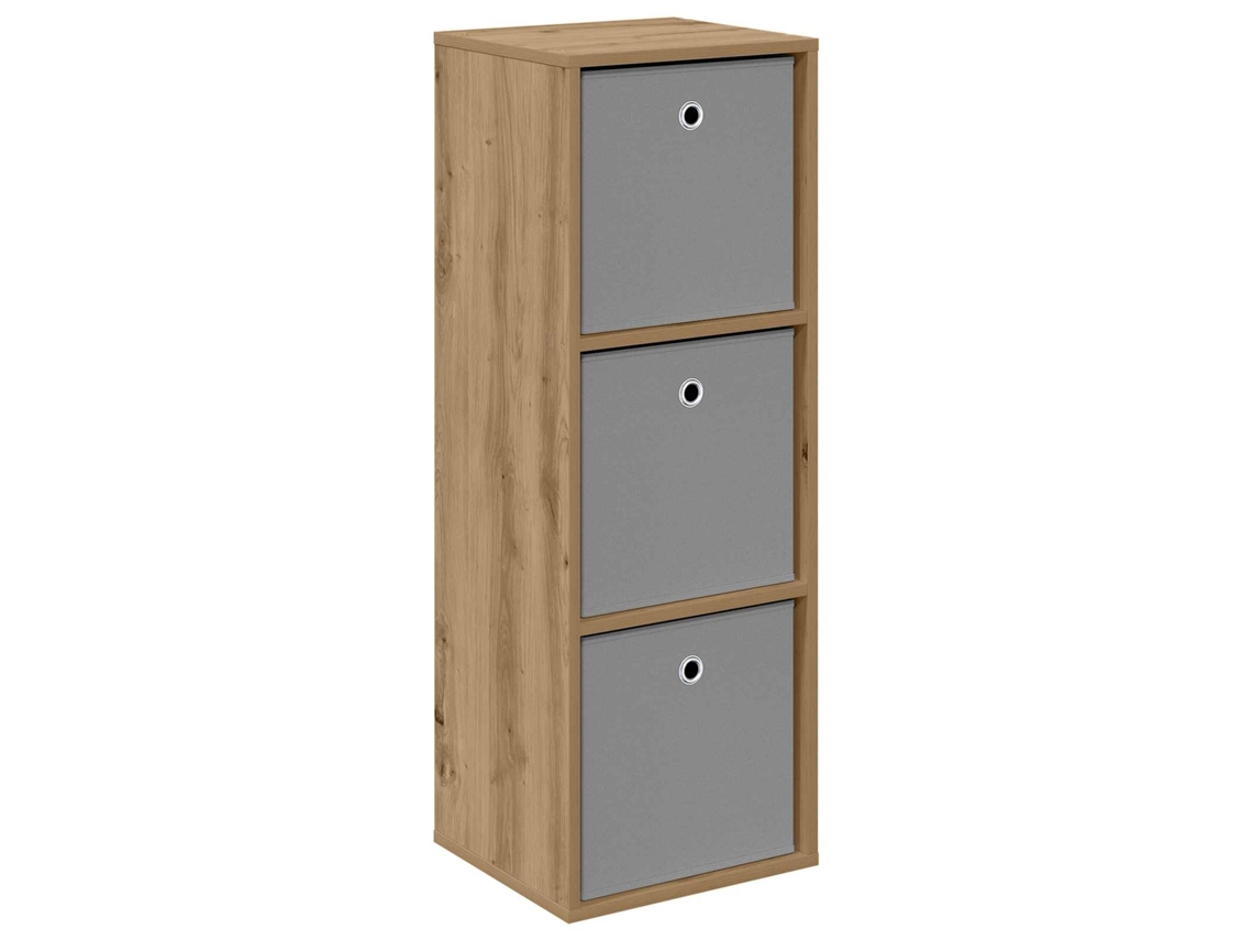 Conjunto 1 Buffet Vidaxl Castanho Derivados De Madeira (35 X 32 X 99,5 Cm)