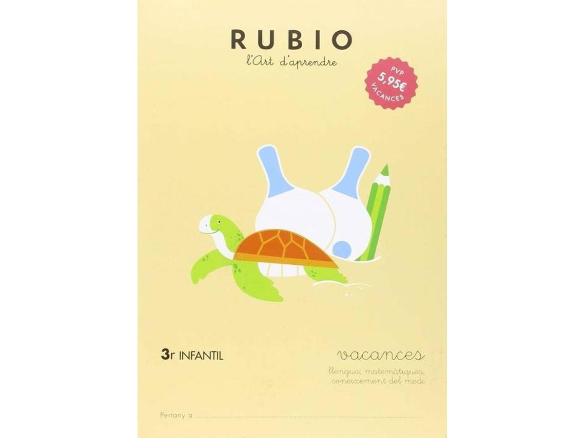 Livro Rubio Vacances 3R.Educació Infantil