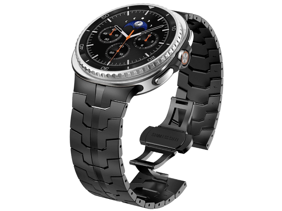 Pulseira De Aço Inoxidável Com Fecho Borboleta Para Samsung Galaxy Watch8 / Watch8 Classic
