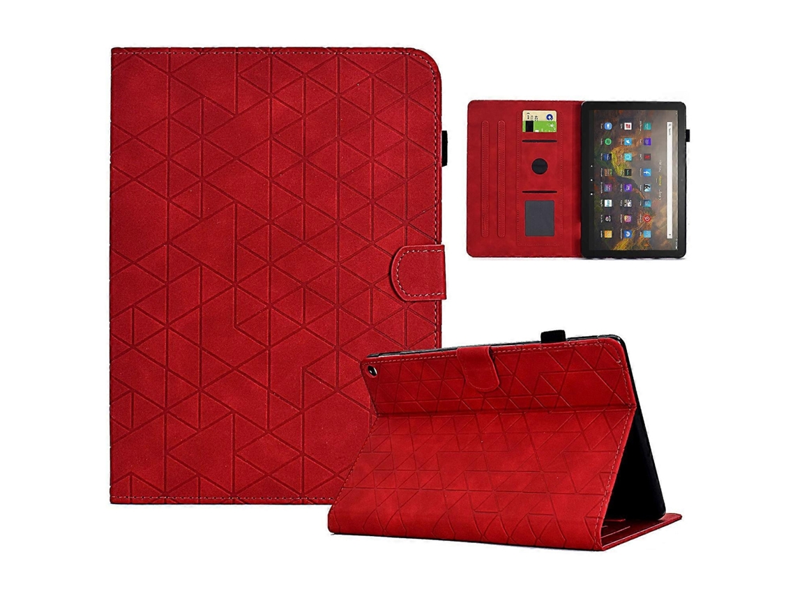 Capa Protetora Em Couro Pu E Tpu Com Suporte E Ativação Automática Para Amazon Fire Max 11, Verde Elysve