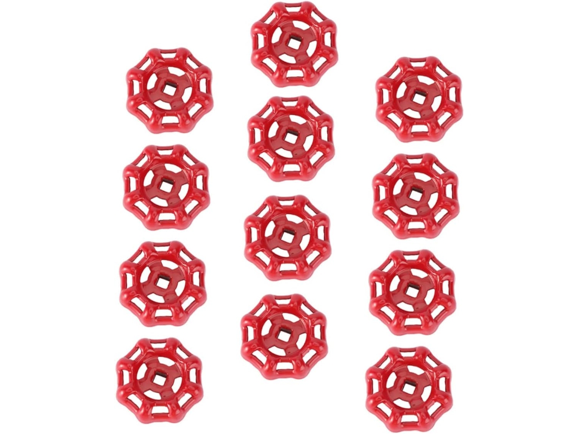 Volantes De Aço Inoxidável 6x6 Mm, Decorativos Para Válvulas De Corte.