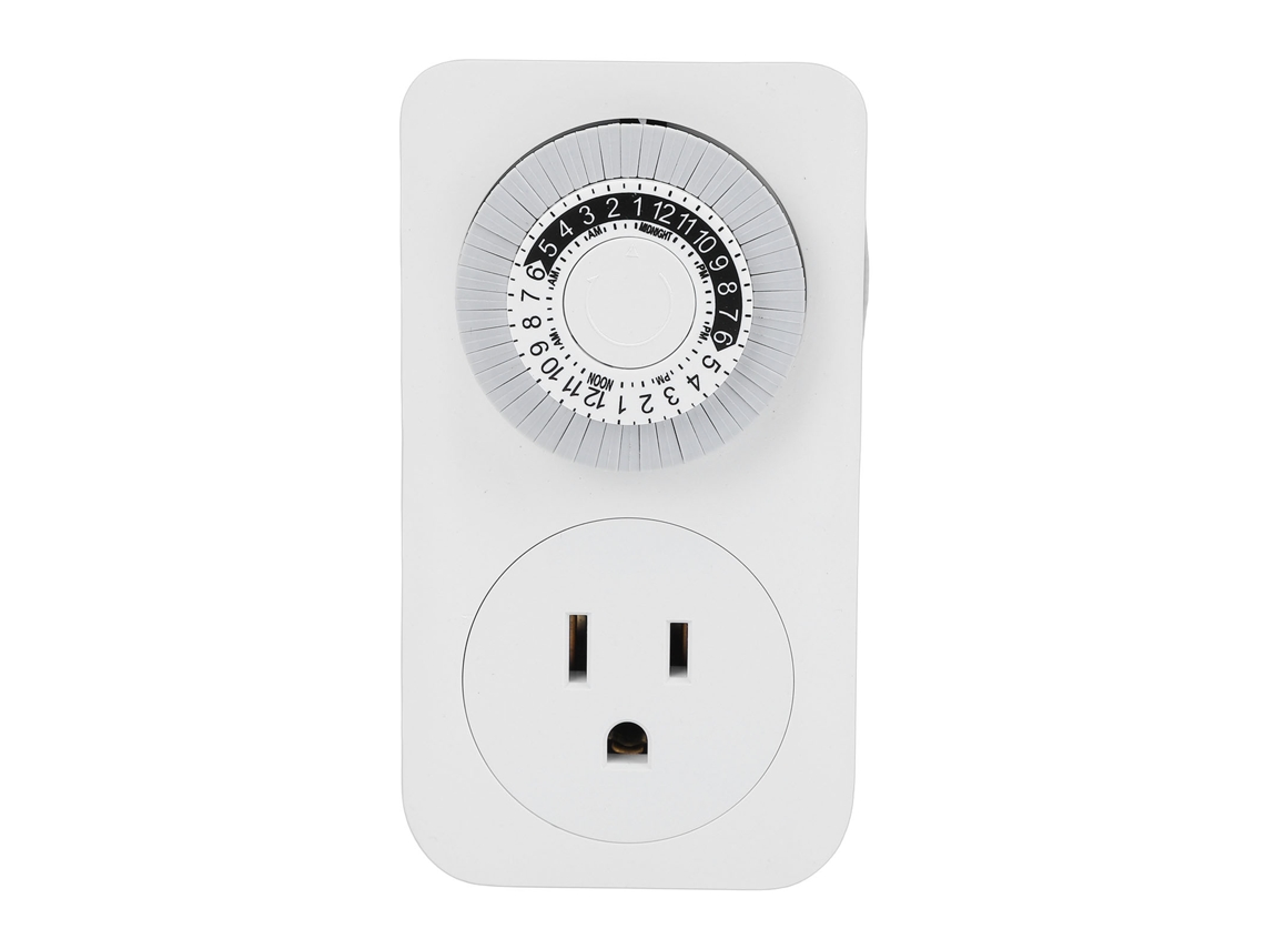 Laxiscreed Tomada Temporizada 24h Para Eua, 15a De Alta Capacidade, Ideal Para Programação E Controle De Eletrônicos