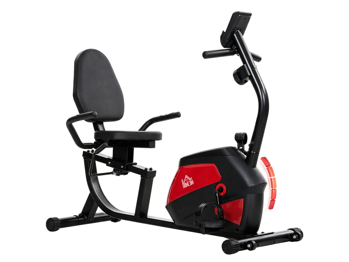 Bicicleta De Spinning (ajuste De Resistência De 8 Níveis, Assento Ajustável Com Tela Lcd) Eoocoo
