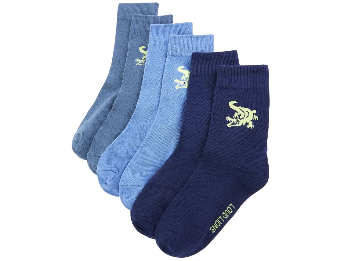 Meias Para Criança 5 Pares Ue 30-34