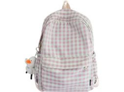 Mochila Leve E Espaçosa Para Material Escolar Aquaforge (rosa)