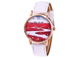 Reloj De Pulsera Zhoulianfa F-447 De Aleación Redondo Cuarzo Moda Blanco