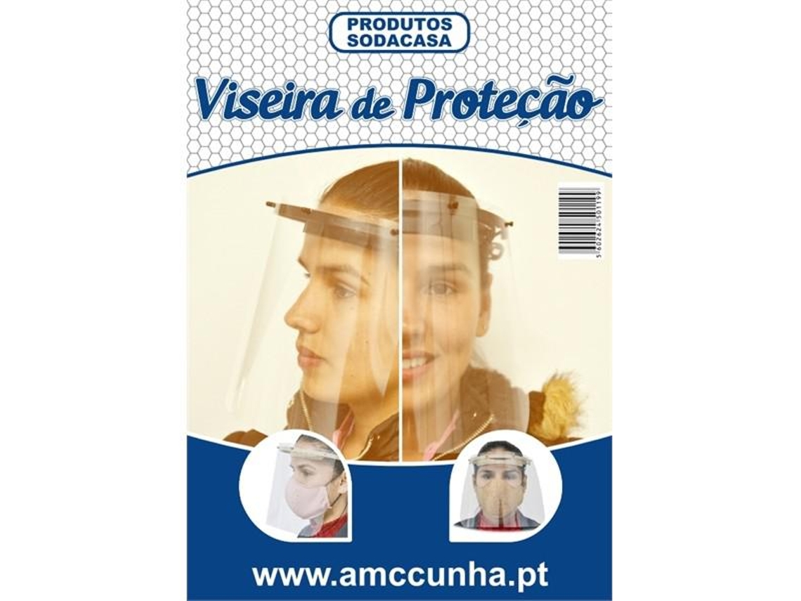Viseira de Proteçao em Acetato