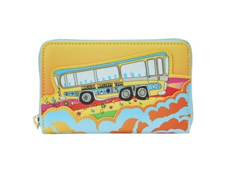 Carteira Fólio Unissexo THE BEATLES Loungefly Magical Mystery Tour Bus Multicor