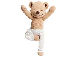 Mali brinquedo de Ursinho de Pelúcia Yoga Cute Cartoon com Diversas Poses Macio para Crianças e Adultos