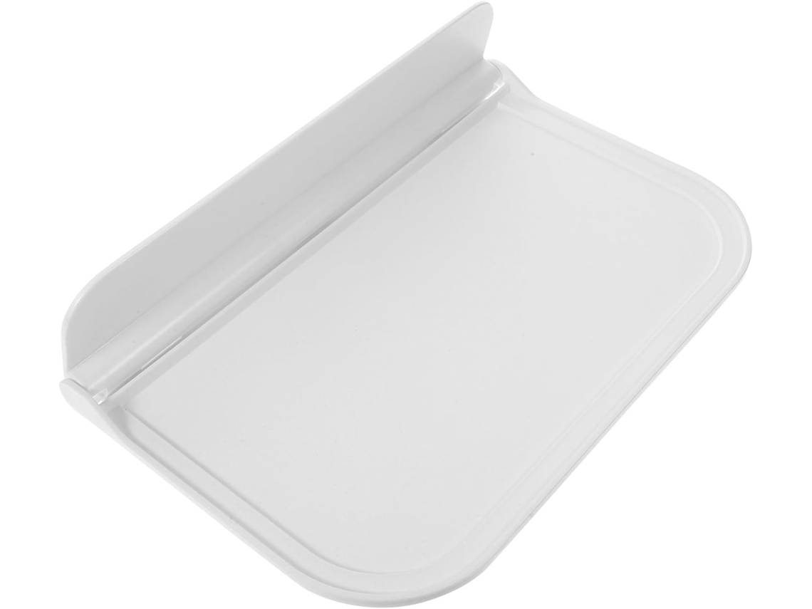 Suporte De Toalhas Dobrável De Parede Em Plástico Pp Branco Para Armazenamento Simples E