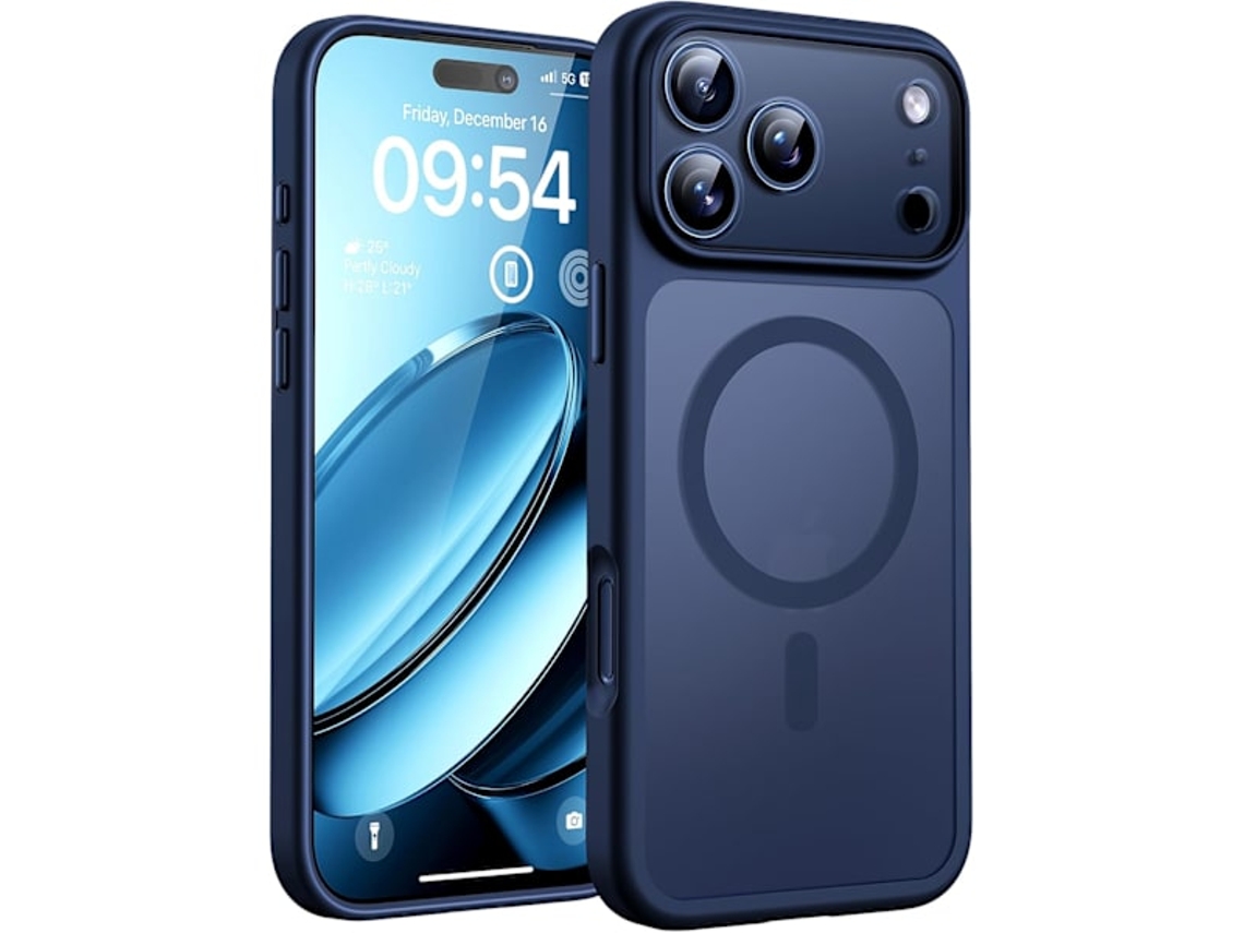 Capa Magnética Para Iphone 17 Pro Max De 6,9 ​​polegadas, Compatível Com Magsafe (azul Escuro)