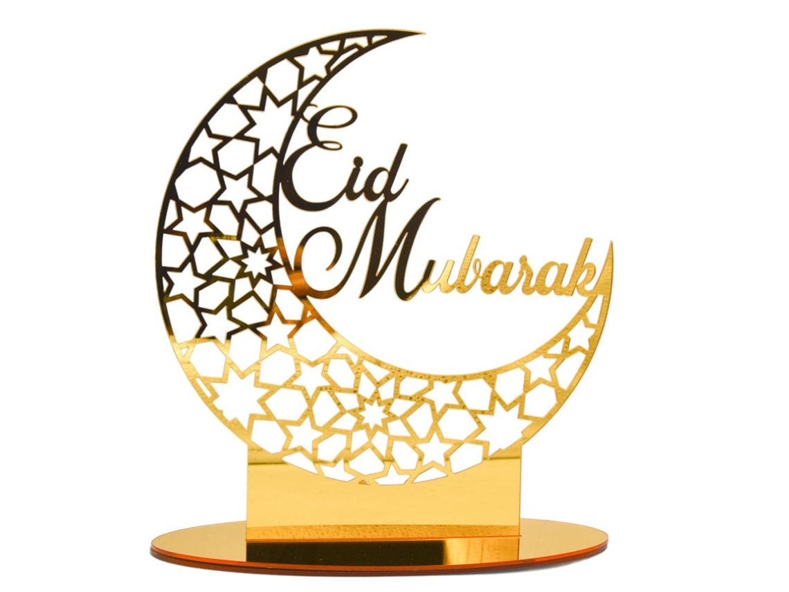 Adorno De Acrílico Eid Mubarak Decoração De Ramadã