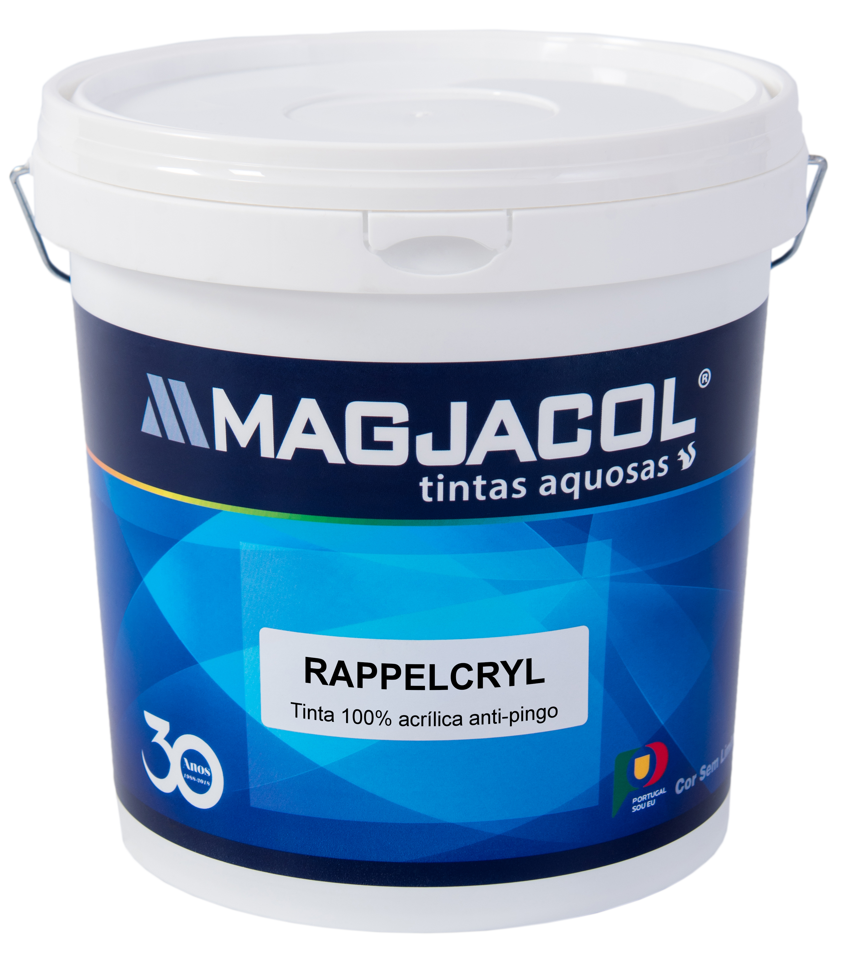 Tinta Aquosa 100% Acrílica Anti Pingo Branca Fachadas MAGJACOL Especial para Rappel Rappelcryl 5L