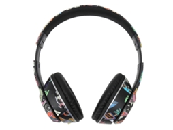 Fone de Ouvido Bluetooth L750 Graffiti com Lâmpada Rgb, Suporte para Cartão de Memória, Modo Linein TAISHENGDA