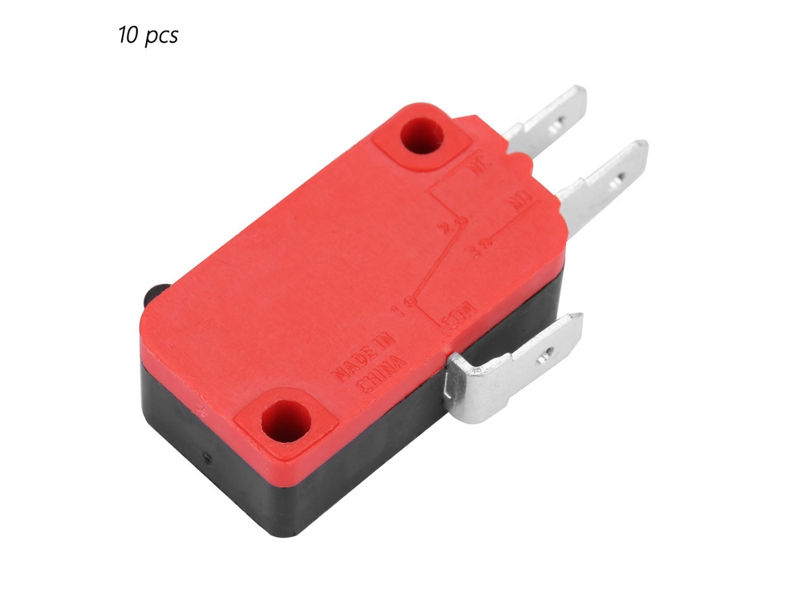 10 peças interruptor de limite micro de ação rápida 250VAC 15A 250VDC 0.3A 125V 0.6A S/MARCA