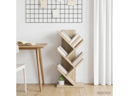 Vidaxl Estante De Livros Em Forma De Árvore 4 Andares 30 X 18 X 60 Cm