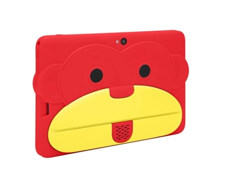 Tablet Infantil Macaco 7 Polegadas Vermelho Techkidz