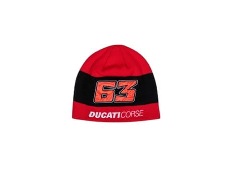 Boné Unissexo VR46 Ducati Bagnaia Vermelho (Tamanho Único)