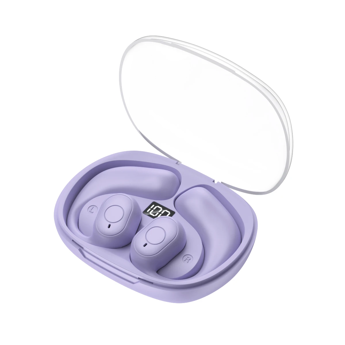 (roxo) Fones De Ouvido Tws Bluetooth Com Cancelamento De Ruído E Microfone