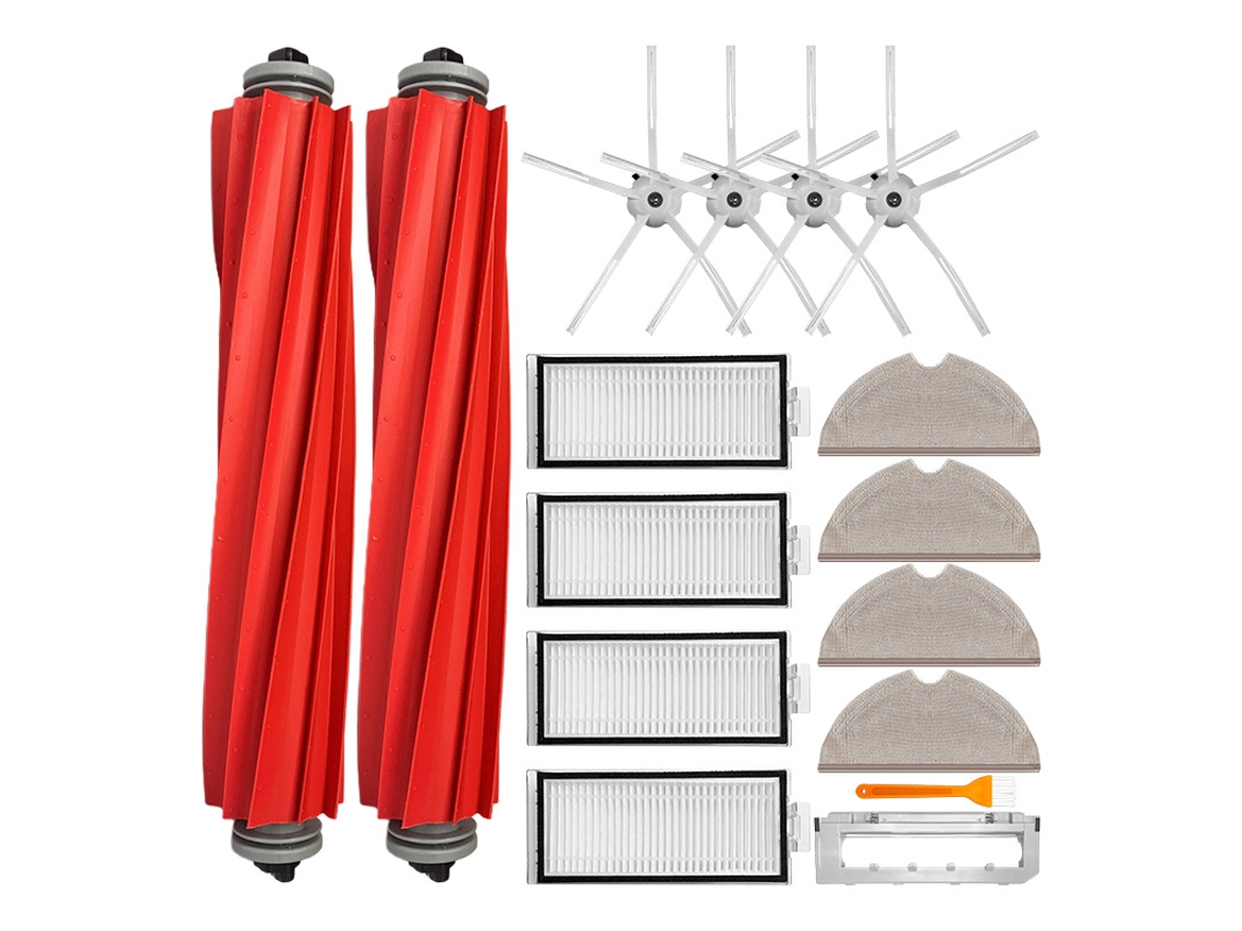 Conjunto de 2 Escovas Laterais para Xiaomi Roborock Q7 Max +/t8 BRILVIBERA
