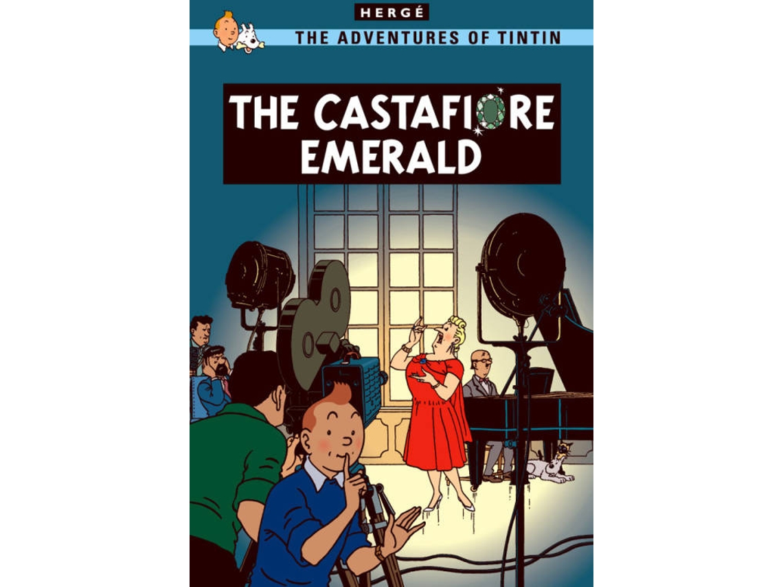 Livro Castafiore Emerald de Herge (Inglês - Capa Dura)