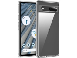 Hoesa Para Google Pixel 7a Com Proteção Contra Queda, Resistente Às Marcas E Transparente - Cristalino.